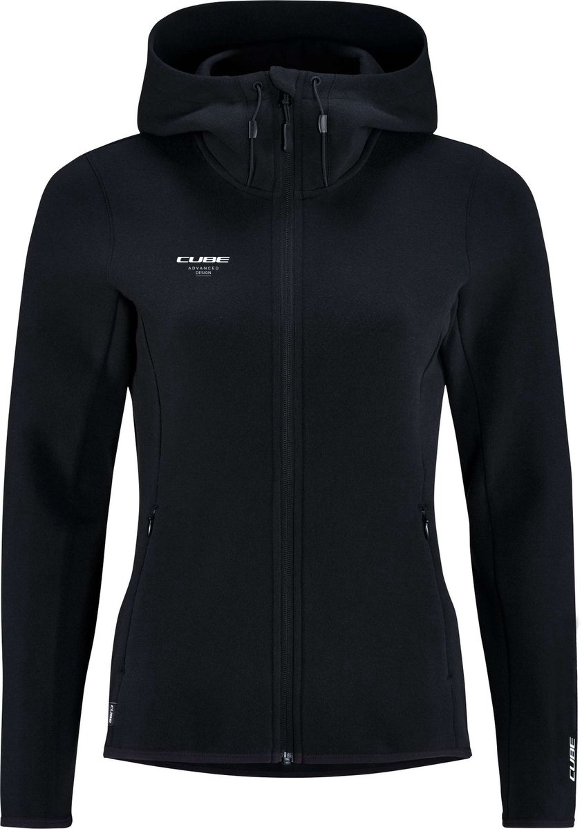 CUBE Dames zip hoodie Advanced zwart M (38)