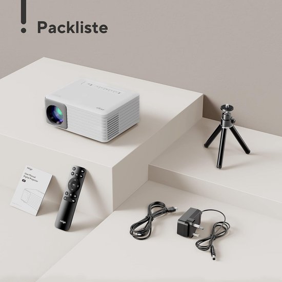Mini Projector - Draagbare Beamer - Home Cinema - Automatische Keystone - 15000 Lumen - Zwart van MINI — afbeelding 4