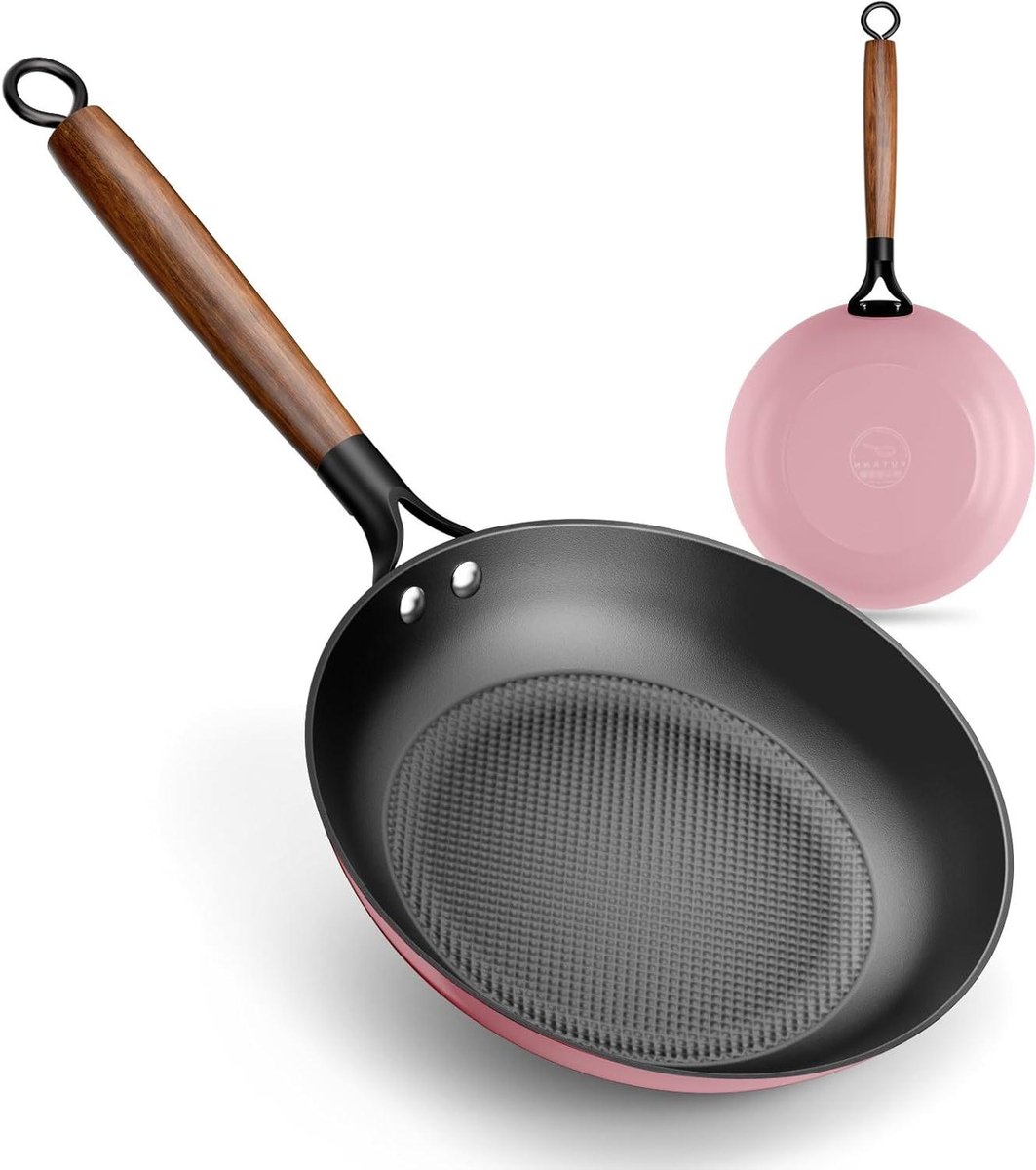 Koekenpan - Koopgerei - Koken - Gelijkmatige warmte - 24 cm - Zwart