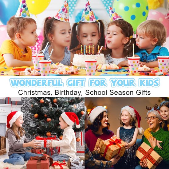 Digitale Kinderwekker - Nachtlampje Wekker - Kinderen Wakker Maken - Instelbare Timer - Klein - Azure Blauw — afbeelding 3