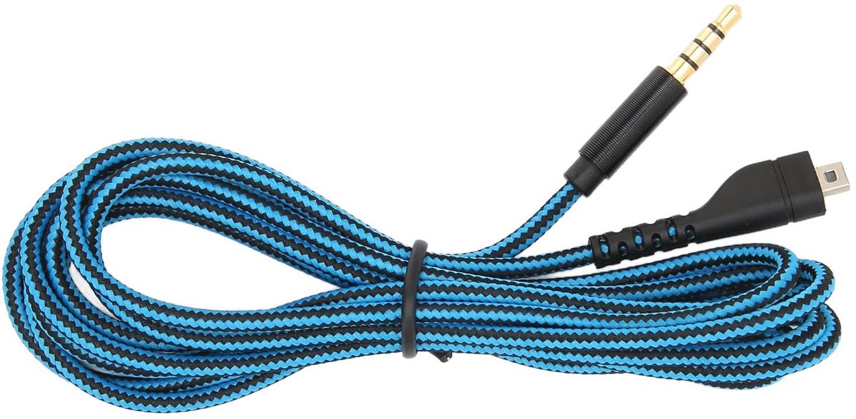 Dailygoods- Geluidskabel Zuurstofvrij Koper - Hoofdtelefoon Vervangend Snoer - 2 m - Signaalverlies Vermindering - Compatibel met 3/5/7 Pro - Hoofdtelefoonkabel