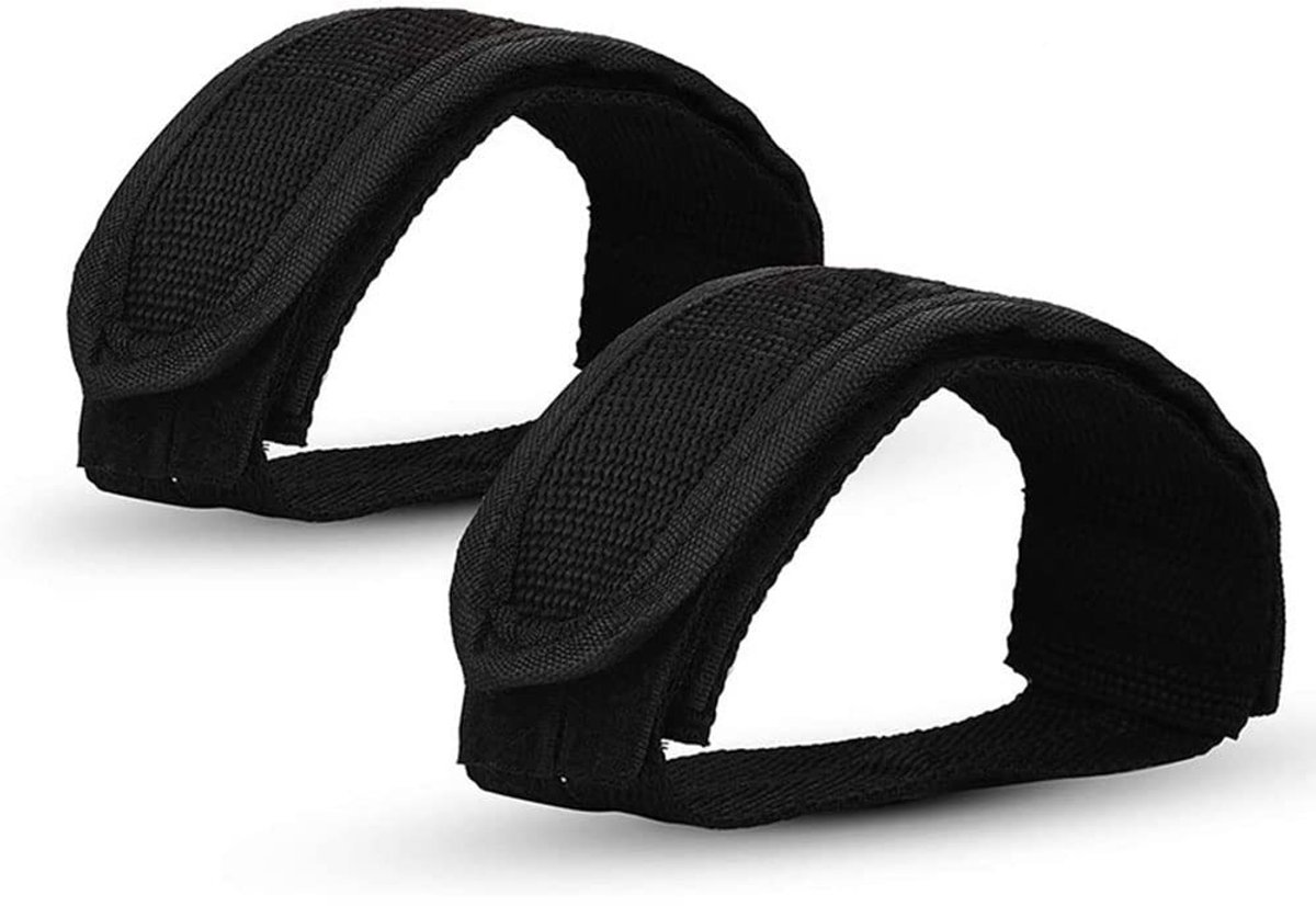 Dailygoods- Fietspedaalriemen Verstelbaar - Antislip/Plakband - Dubbel Klevend - Nylon/Canvas - 46 x 5,5 cm - 1 Paar - Fietspedaalbanden