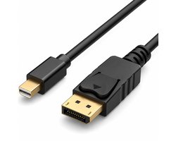 Garpex® Mini DisplayPort naar DisplayPort Kabel – Thunderbolt Compatibel – 4K Ultra HD 30Hz – 1.8 Meter – Plug & Play