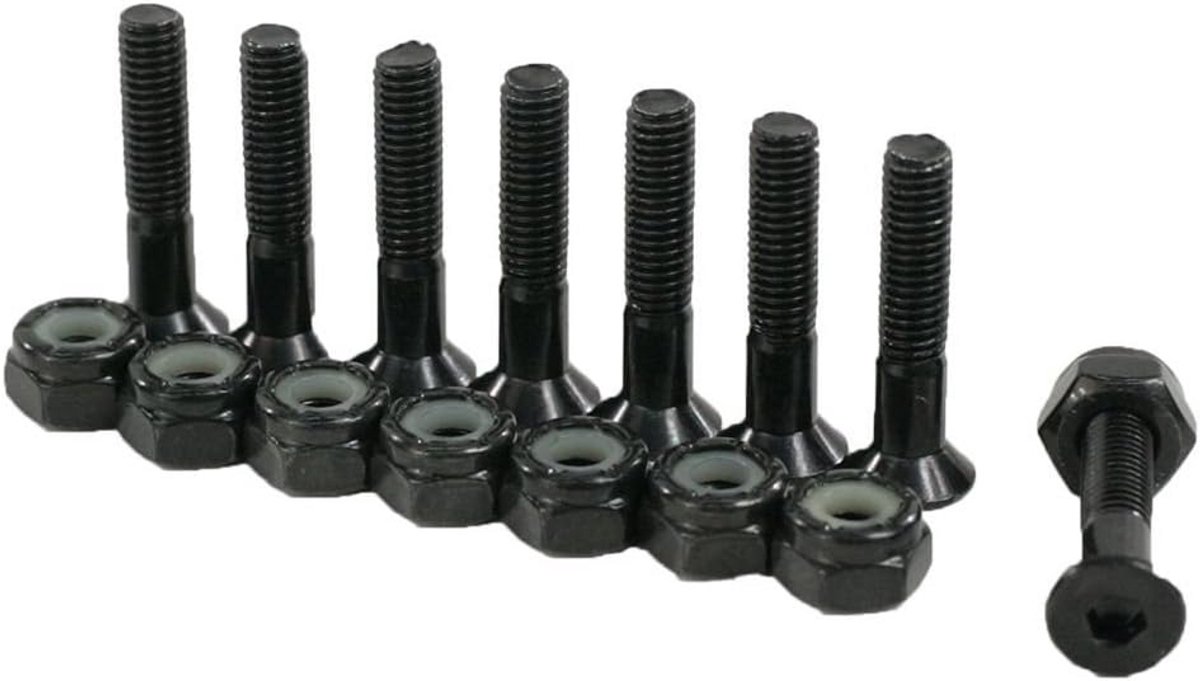 Skateboard Bouten Onderdelen Set Skateboard Reparatie Allen Sleutel 8 Stuks