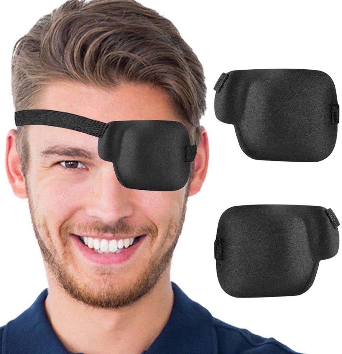 Dailygoods - 3D Blinddoek voor Volwassenen en Kinderen, Set van 2