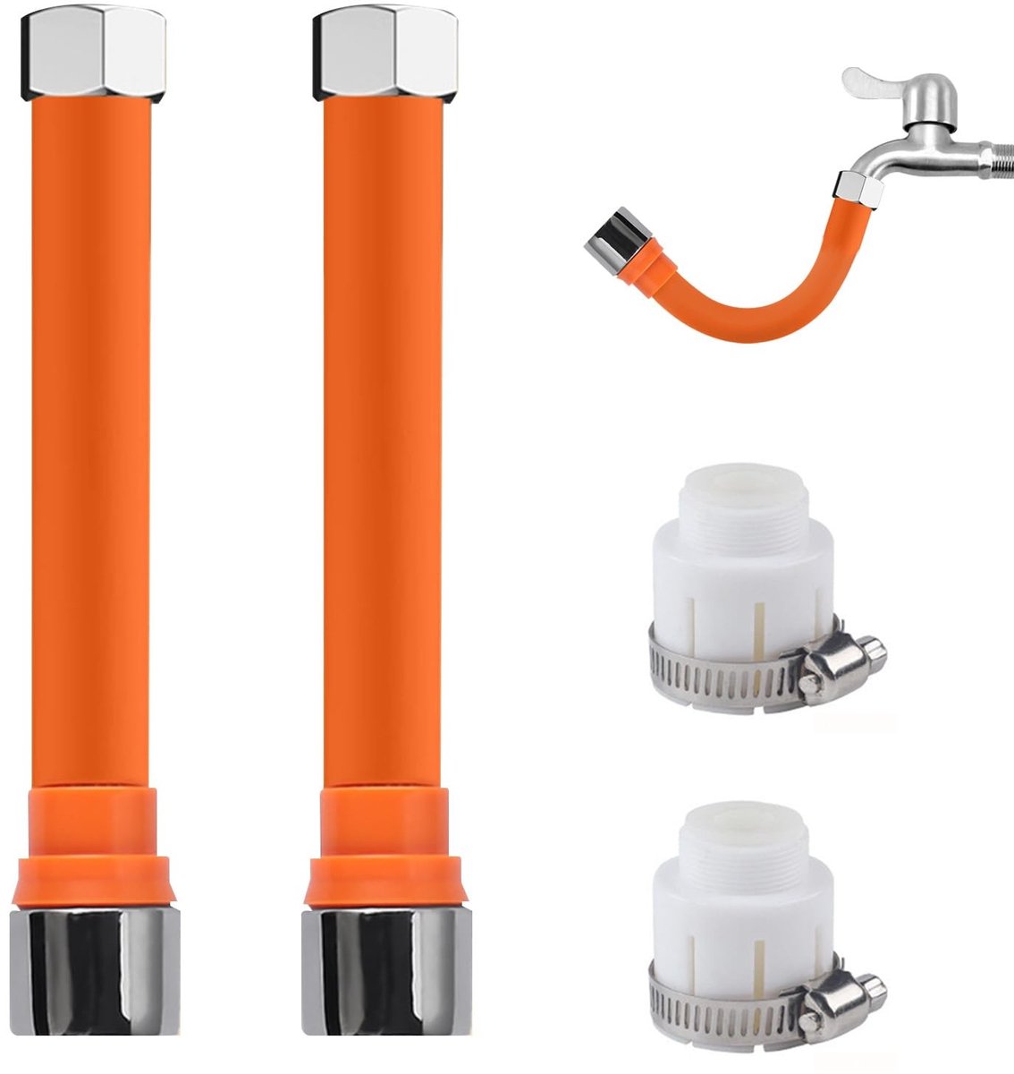 Dailygoods - Keukentap Extensie - Universele Kraanverlenging - 360 graden draaibaar - Flexibele kraanadapter - Makkelijk te installeren - Geschikt voo...