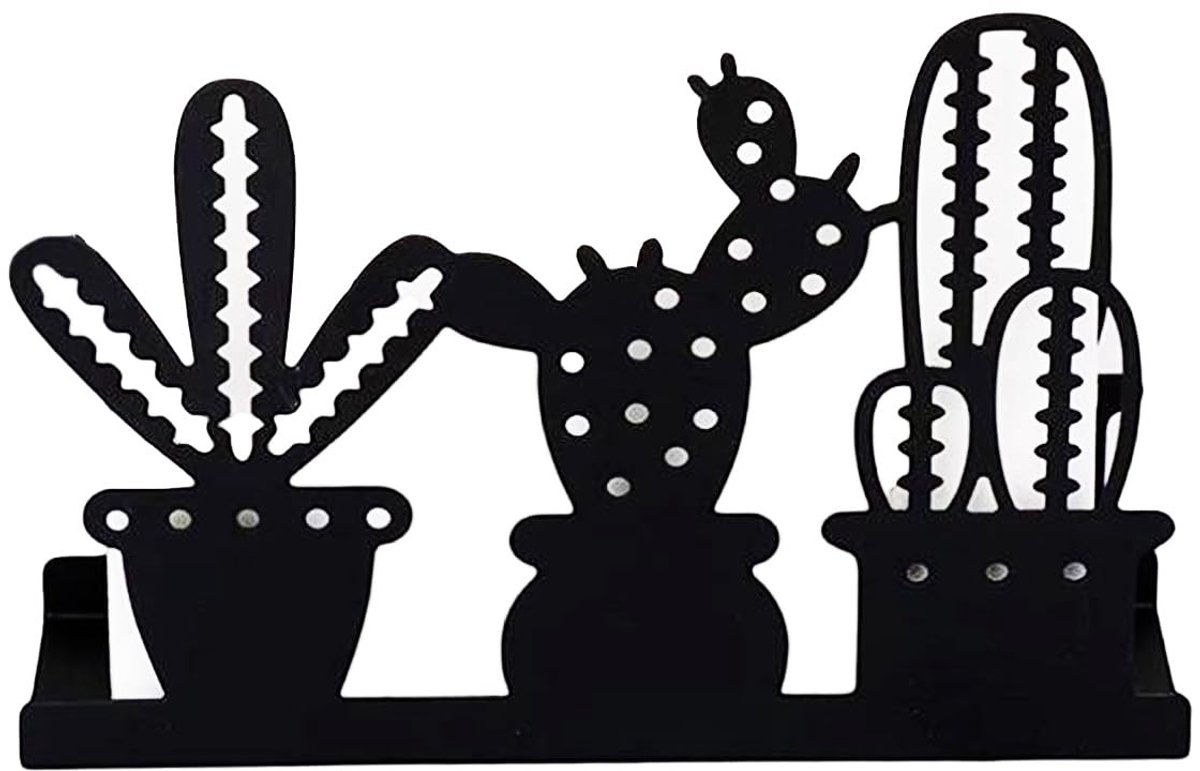 Dailygoods - Zwarte Servethouder - Metalen Servethouder - Duurzaam en stijlvol - Zwart - Tafel Papier Opslagrek - Perfect voor Eetkamer en Keuken - Ca...