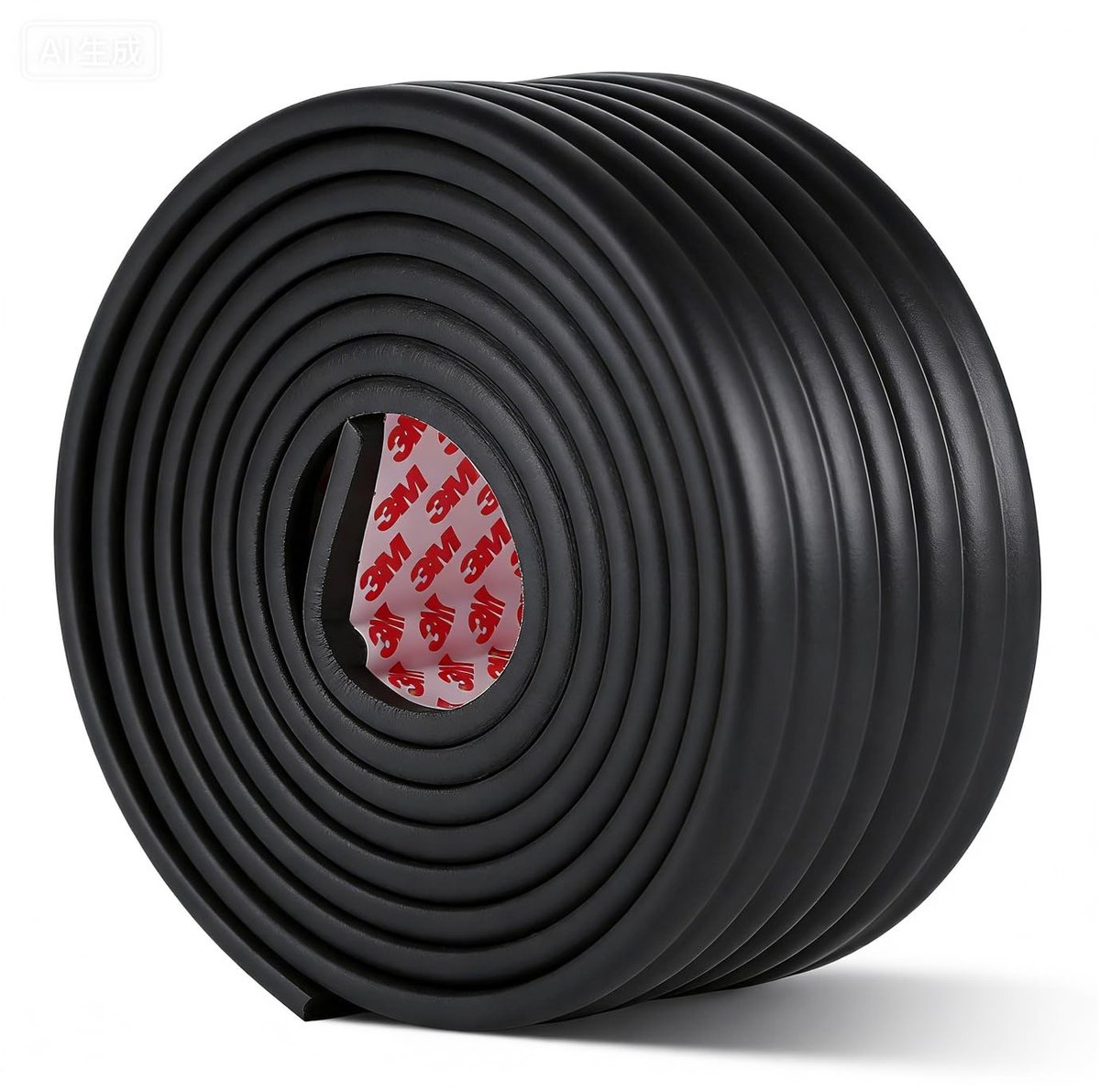 Dailygoods- Randbescherming Zelfklevend - Schuimrubber - 4 m - 8 cm Breed - 0,8 cm Hoog - Multifunctioneel - Meubelbescherming - Meubelbeschermer