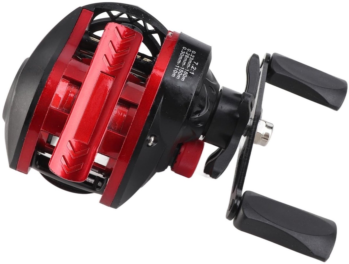 Dailygoods - Baitcasting Reel Baitcaster - Krachtige 7.2:1 Overbrengingsverhouding