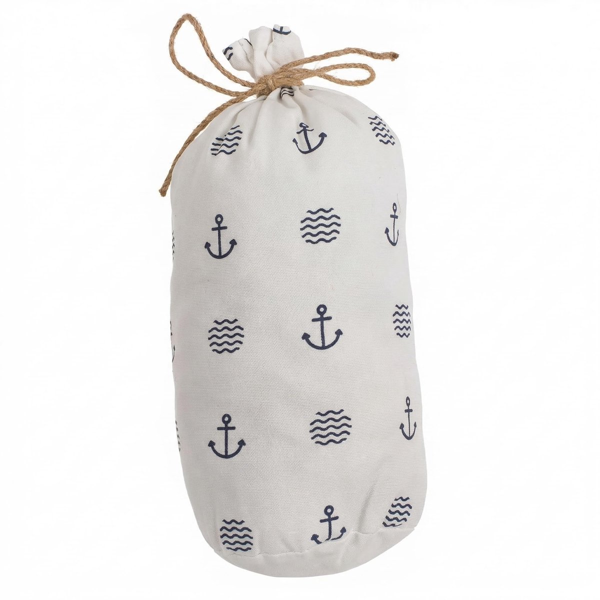 Dailygoods- Deurstopper 1,5 kg - Deurbuffer - Deurstoppers voor binnen - Deurvastzetter - Decoratief - Polyester met maritiem design