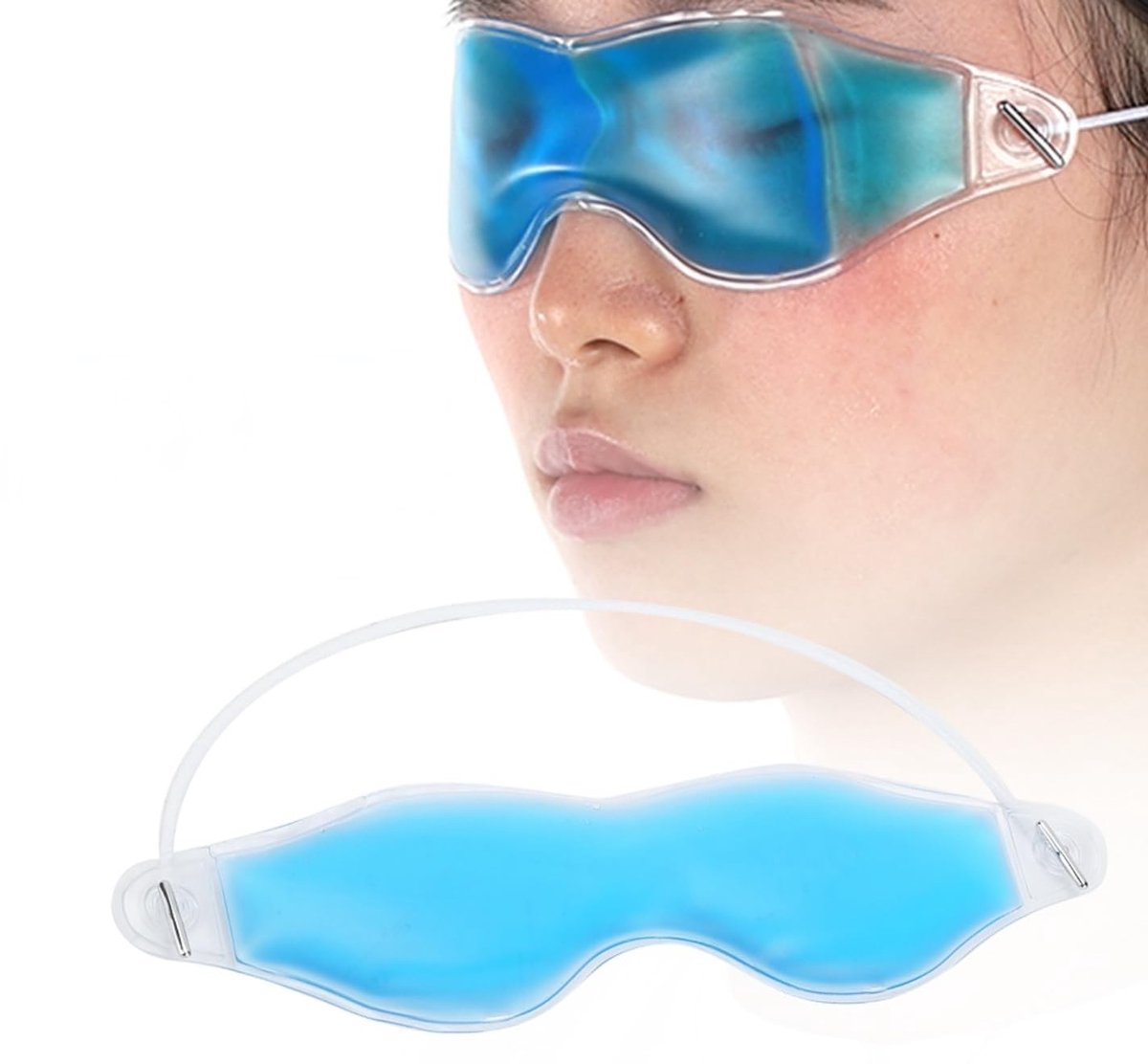 Dailygoods- Oogmasker Heet/Koud - Herbruikbaar Kompres - Oogtherapie - Donkere Kringen Remover - Comfortabel Slapen - Hoogwaardige Kwaliteit