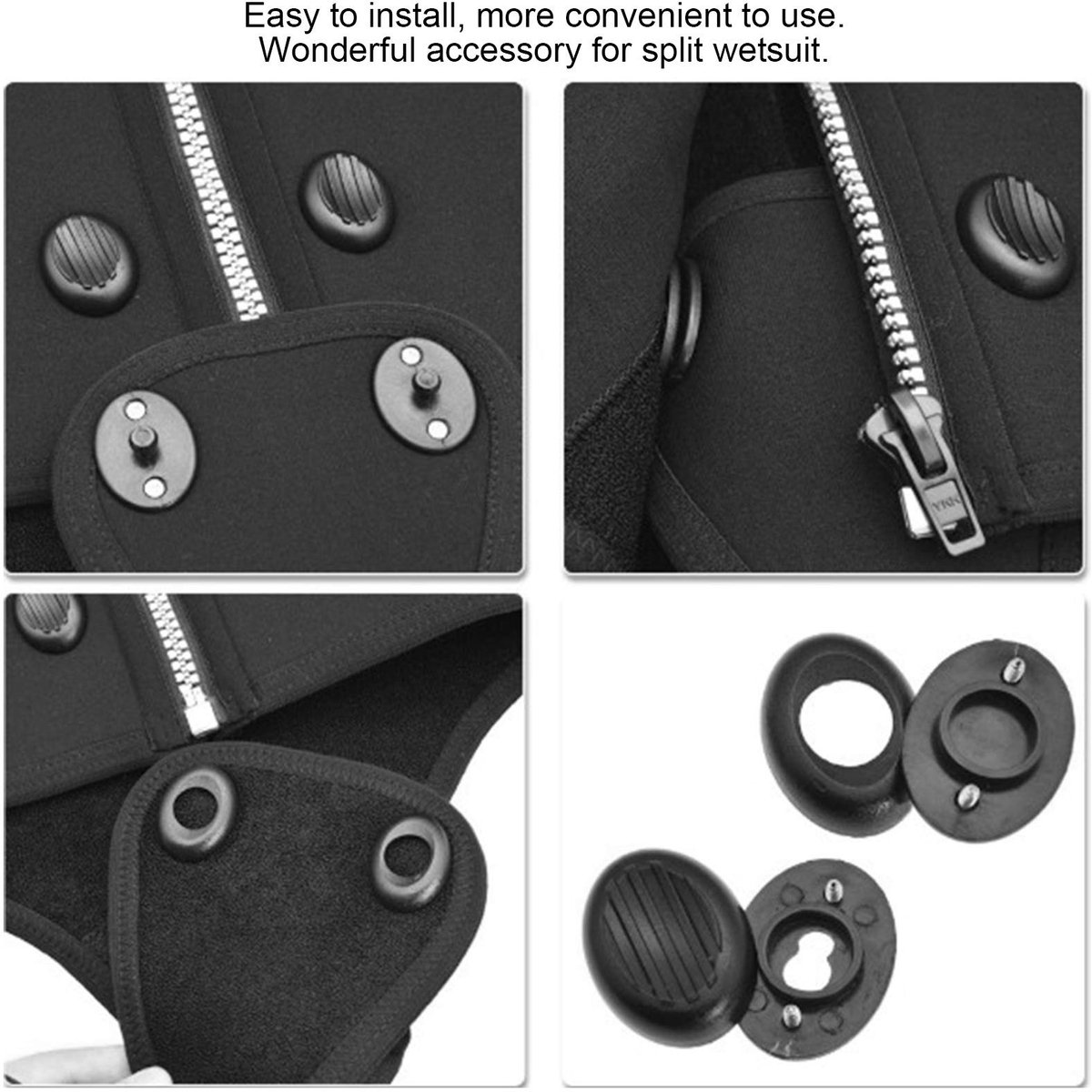 Dailygoods- Duikpakbevestiging Eenvoudig te installeren - Surfpakgesp - Lichtgewicht - Snorkelen - Duurzaam - Verstelbaar - Snorkeluitrusting