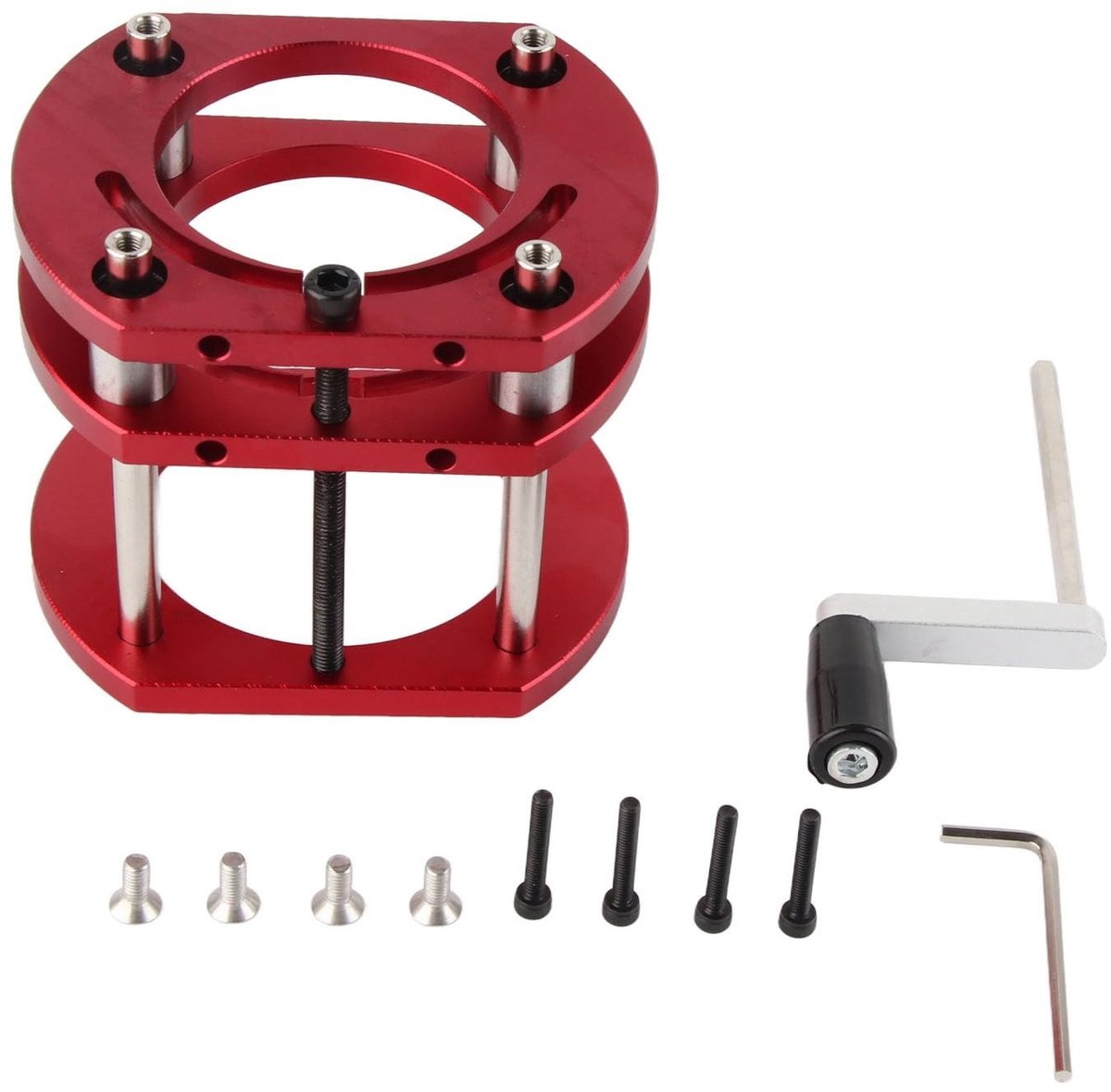 Dailygoods - Verstelbare Routerlift voor Houtbewerking met Aluminium Basis