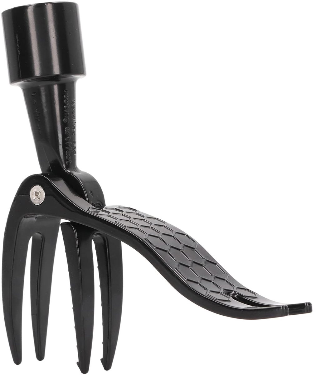 Dailygoods- Onkruidtrekker 4 Klauwen - Handmatige Onkruidverwijderaar - Antislip - Draagbaar - Arbeidsbesparend - Schroefgaten voor Stevige Verbinding