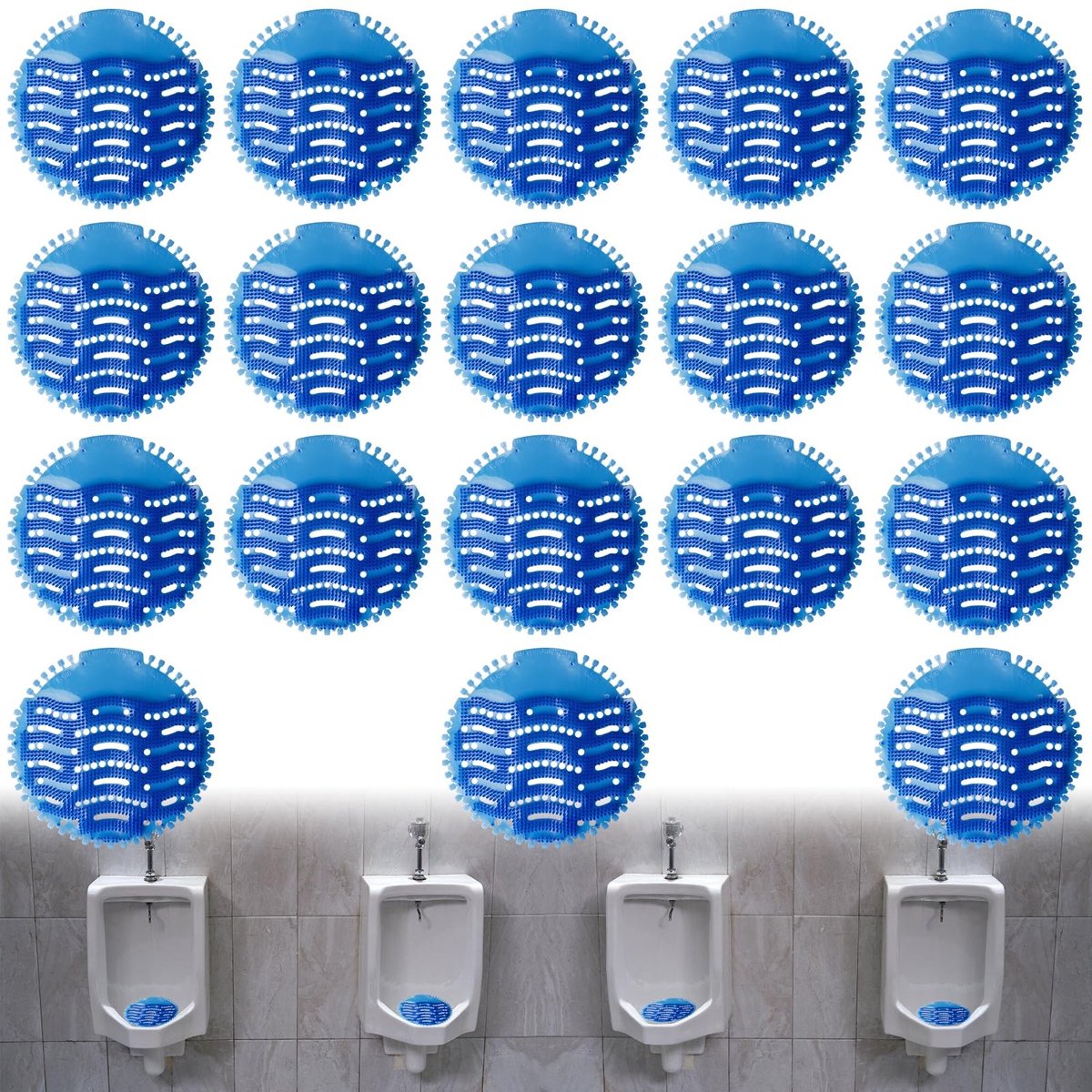 Dailygoods - Urinoirzeef 18 Stuks met Geur - Universeel Urinoir Insert voor Frisse Toiletten