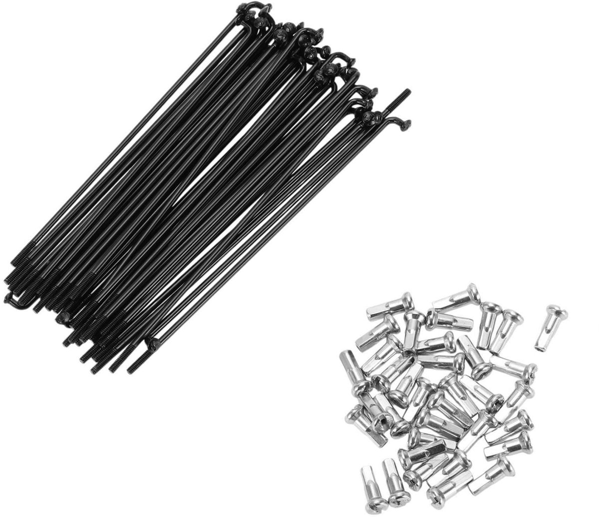 Dailygoods- Spaken 14G 100MM - Fiets Spaken - Staal - 36 Stuks - Upgrade voor Duurzaamheid - Schokbestendig en Taai - Fietsspaken