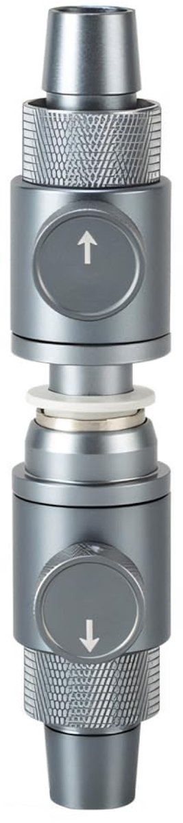 Dailygoods- Slangadapter Dubbele Snelkoppeling - Aluminiumlegering - Waterstroomregelaar - 12/16/20 mm - Hoge Afdichting - Eenvoudig te Installeren - Slangconnector