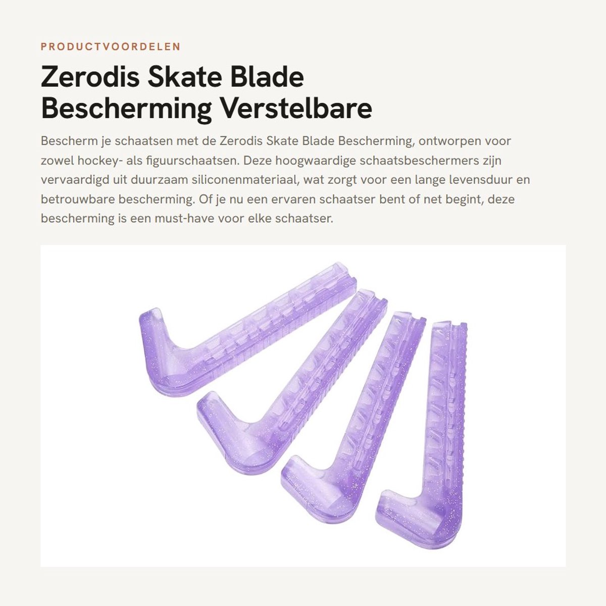 Dailygoods- Schaatsbescherming - Schaatsbeschermers Noren - Schaatsbeschermers Kunstschaatsen - Schaatsbeschermers IJshockey - Antislip - Verstelbaar