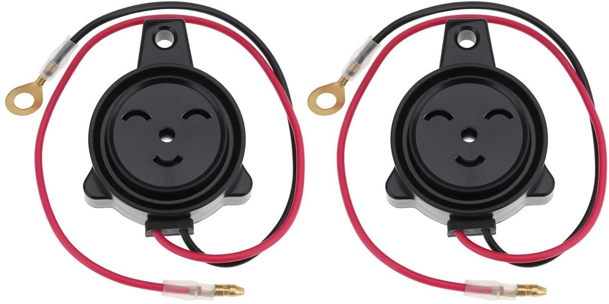 Dailygoods - 2 Stuks 12V-24V Reverse Zoemer Alarm Hoorn