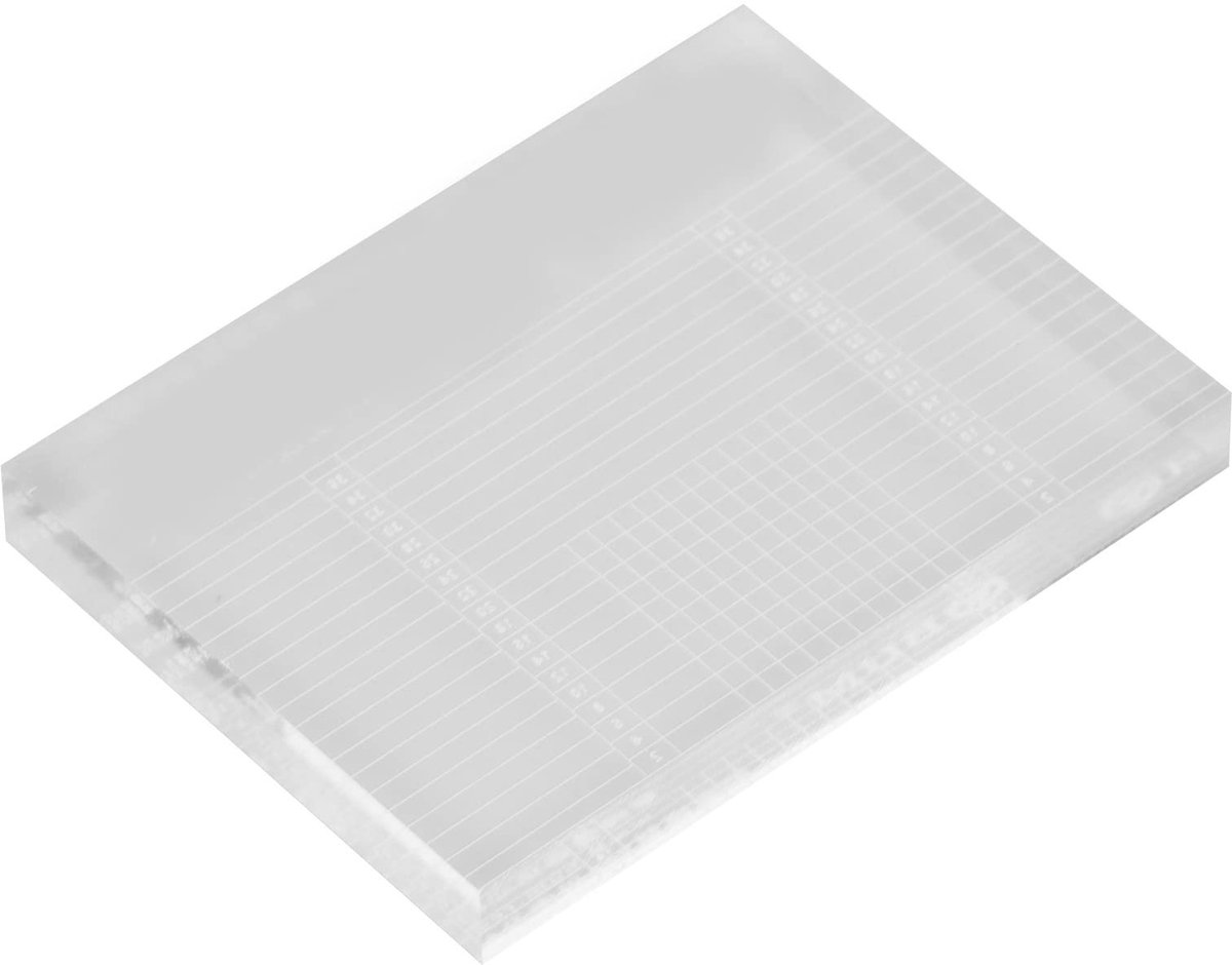 Dailygoods- Liniaal VTA Azimuth - Acryl - Hoogte Uitlijningsschaal - Balansaanpassing - Platenspeler - Hoge Definitie - Nauwkeurige Kalibratie - Afstelgereedschap