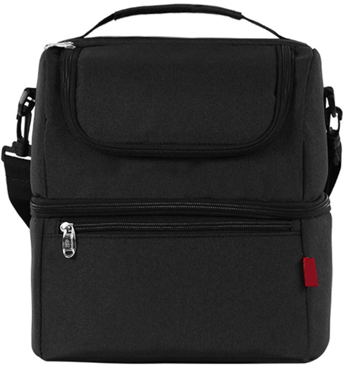 Dailygoods - Geïsoleerde Lunchzak met Dubbel Compartiment en Schouderband
