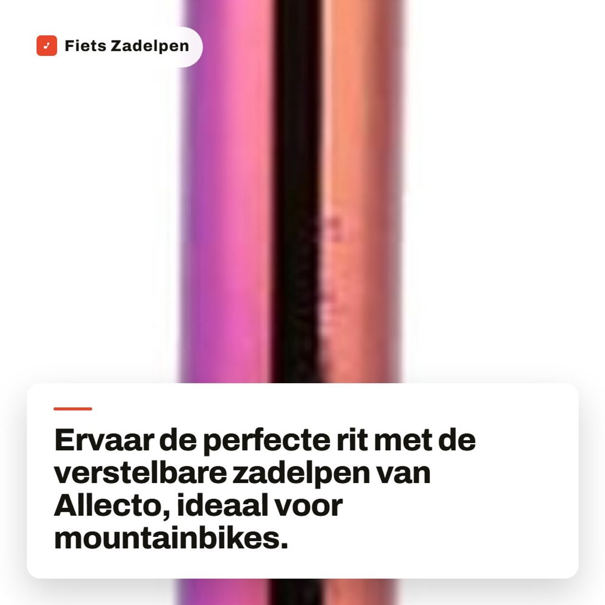 Dailygoods- Zadelpen Verstelbaar - Aluminiumlegering - 400 mm - Diameter 27,2 mm/31,6 mm - Lichtgewicht - Corrosiebestendig - Fiets Zadel