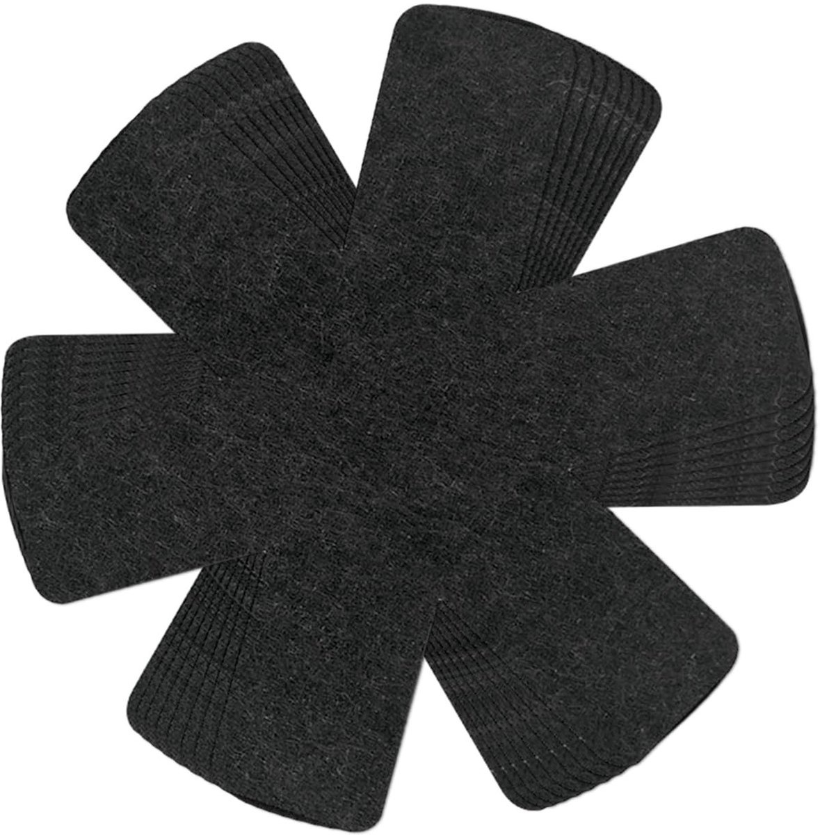 Dailygoods- Pannenbeschermers - Warmte-isolatiepads - Hittebestendige Viltmatten - Pannenbeschermers Tussenlegger - Verstelbare Maat - Set van 8 Stuks - Pannenmat