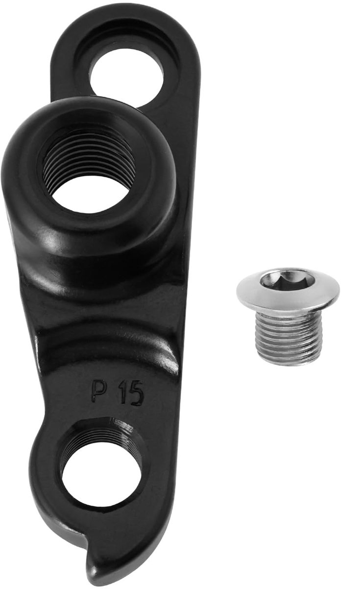 Dailygoods- Derailleur Hanger Aluminium M12x1,5mm - Vervangingsdeel - Achterderailleur Hanger - Compatibel met Whyte - Inclusief Schroeven - Professioneel Ontwerp - Fietsachterderailleur