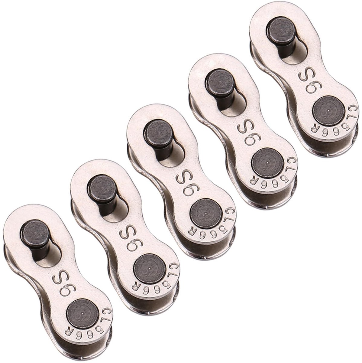 Dailygoods - Fiets Ketting Verbindingen - Hoogwaardige Verbindingen - Ideaal voor 8/9/10 Speed - Duurzaam en Sterk - Geschikt voor Fietsen - 5 Paar Ve...