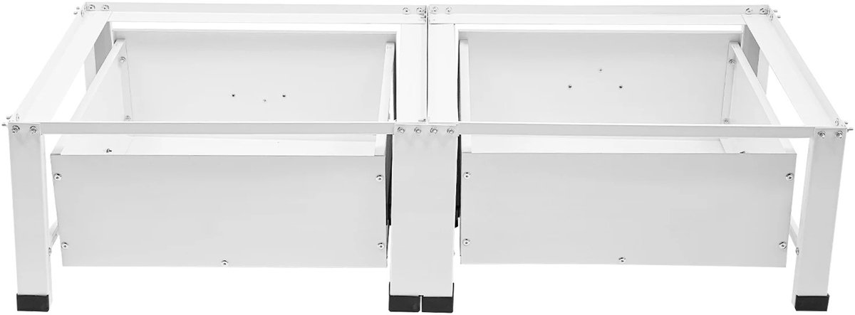 Golaro Wasmachine verhoger - Droger verhoger - Wasmachine kast met verhoger - Wasmachine kast - Wasmachine ombouw - Met 2 laden