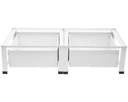 Golaro Wasmachine verhoger - Droger verhoger - Wasmachine kast met verhoger - Wasmachine kast - Wasmachine ombouw - Met 2 laden
