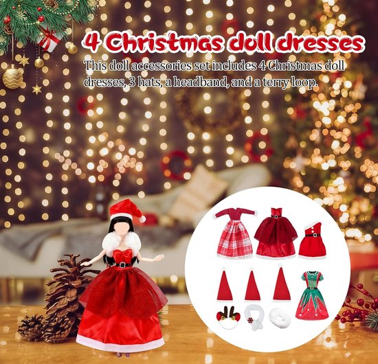 Thema Poppenkleding Sets met Accessoires voor 30 cm Poppen van Merkloos — afbeelding 3