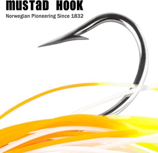 Spinnerbait Vis Aas - Kunstaas Set - Roofvis Vangen - Dubbele Willow Bladen - 5 Stuks 17g - Gemengde Kleuren — afbeelding 2
