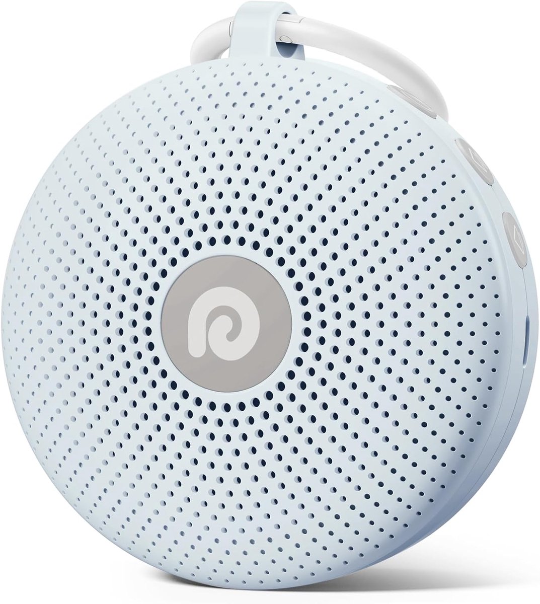 Geluidmachine Baby - Slaapgeluid Apparaat - Rustig Slapen - 60 Uur Batterijduur - 10.4 x 9.4 cm - Wit