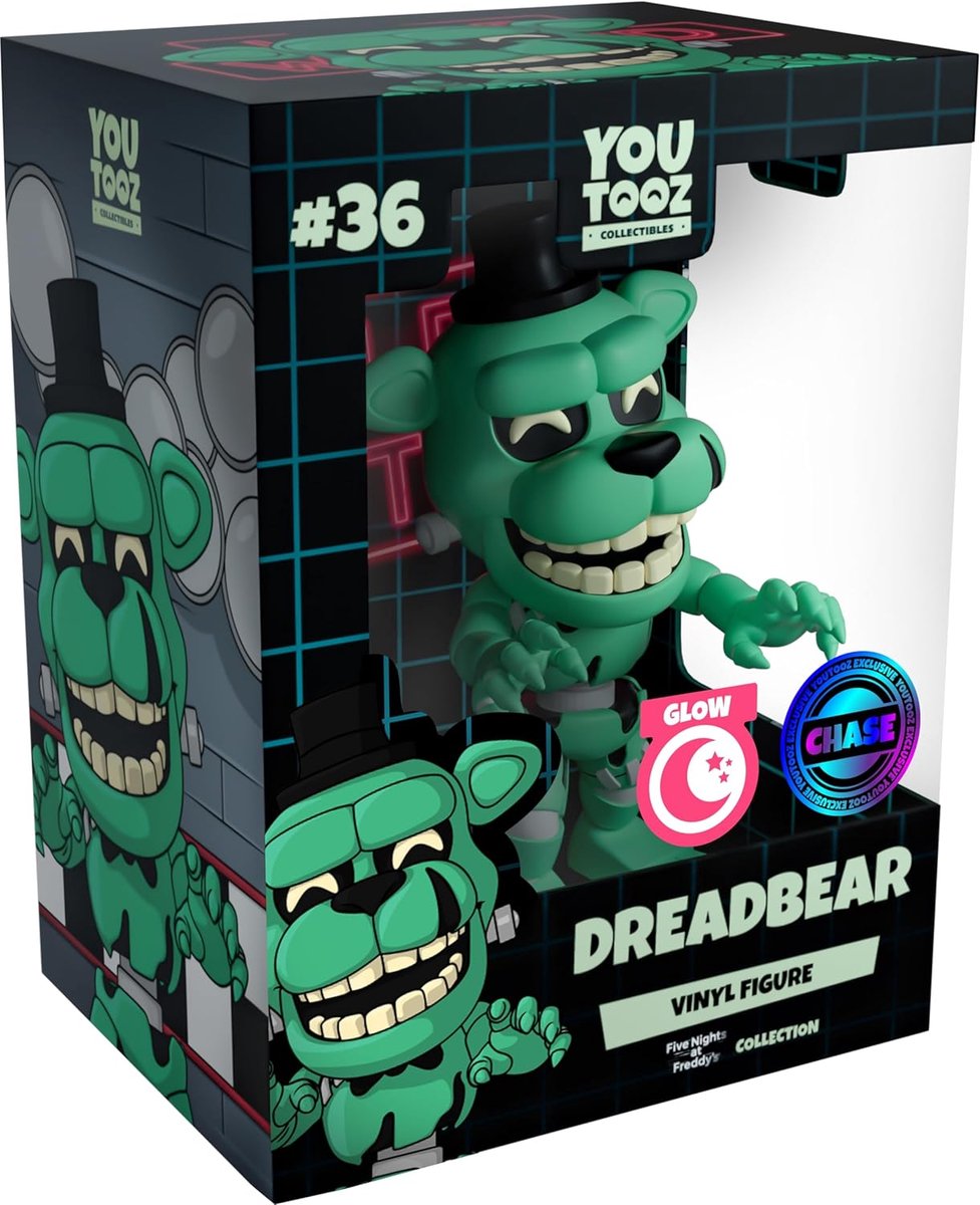 Vinyl figuur - Verzamelobject - Verzamelen - Glow in the dark variant - 12 cm - Donkergroen