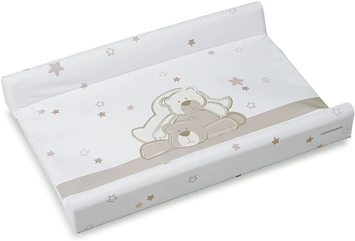 Commode Mat - Baby Verschoonmat - Baby Verzorgen - Met Bad Opbergvak - 72 x 50 cm - Taupe