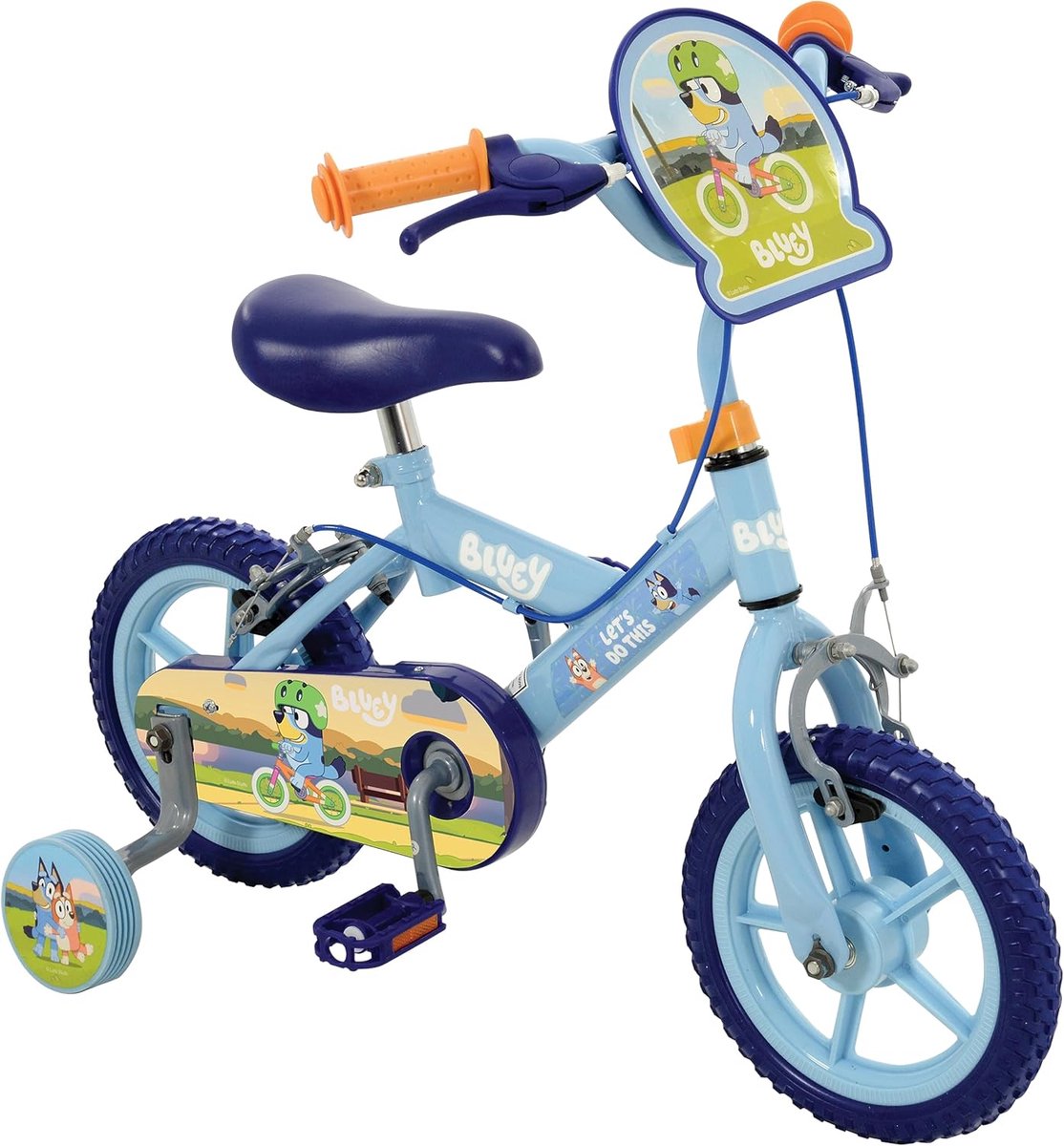 Kinderfiets - Loopfiets Stabilisatoren - Leren Fietsen - Verwijderbare Stabilisatoren - 12 inch - Blauw