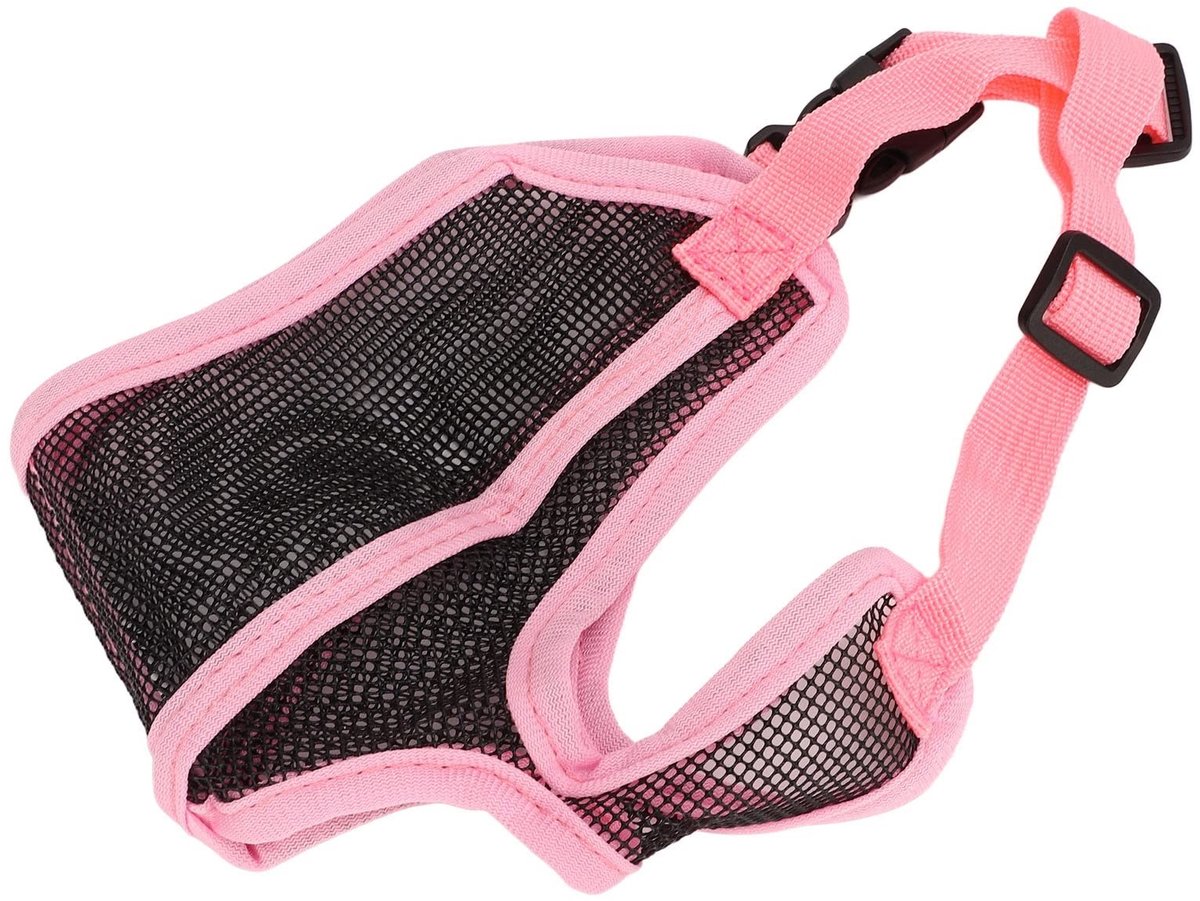 Dailygoods- Muilkorf Verstelbaar - Honden Muilkorf - Ademend Mesh - Zachte Randen - Stevige Beugel - Geschikt voor Franse Bulldog - Hondenmuilkorf