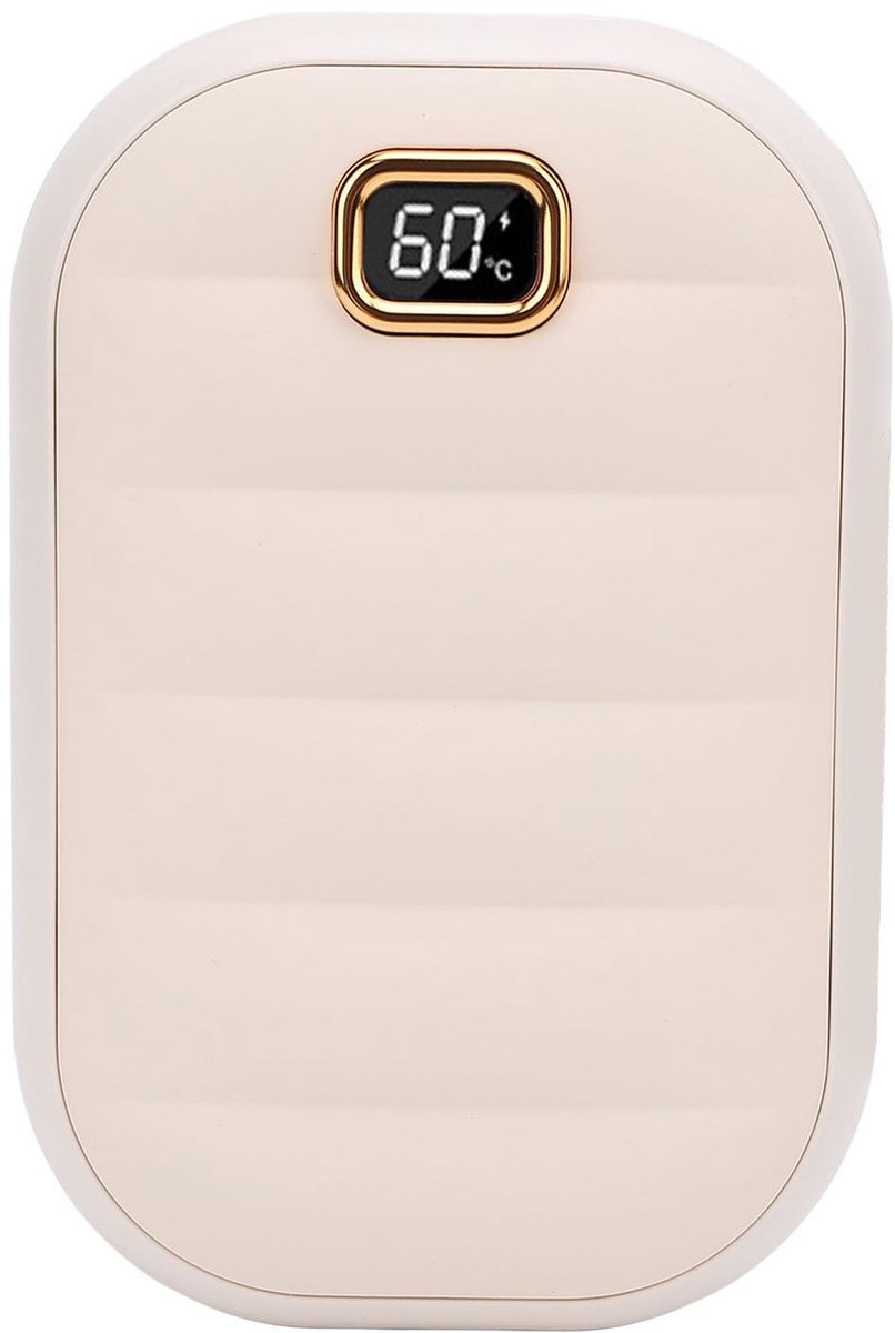 Dailygoods - Oplaadbare Handwarmer met 4 Warmte-instellingen - Dubbelzijdige Verwarming voor Winterse Buitenavonturen