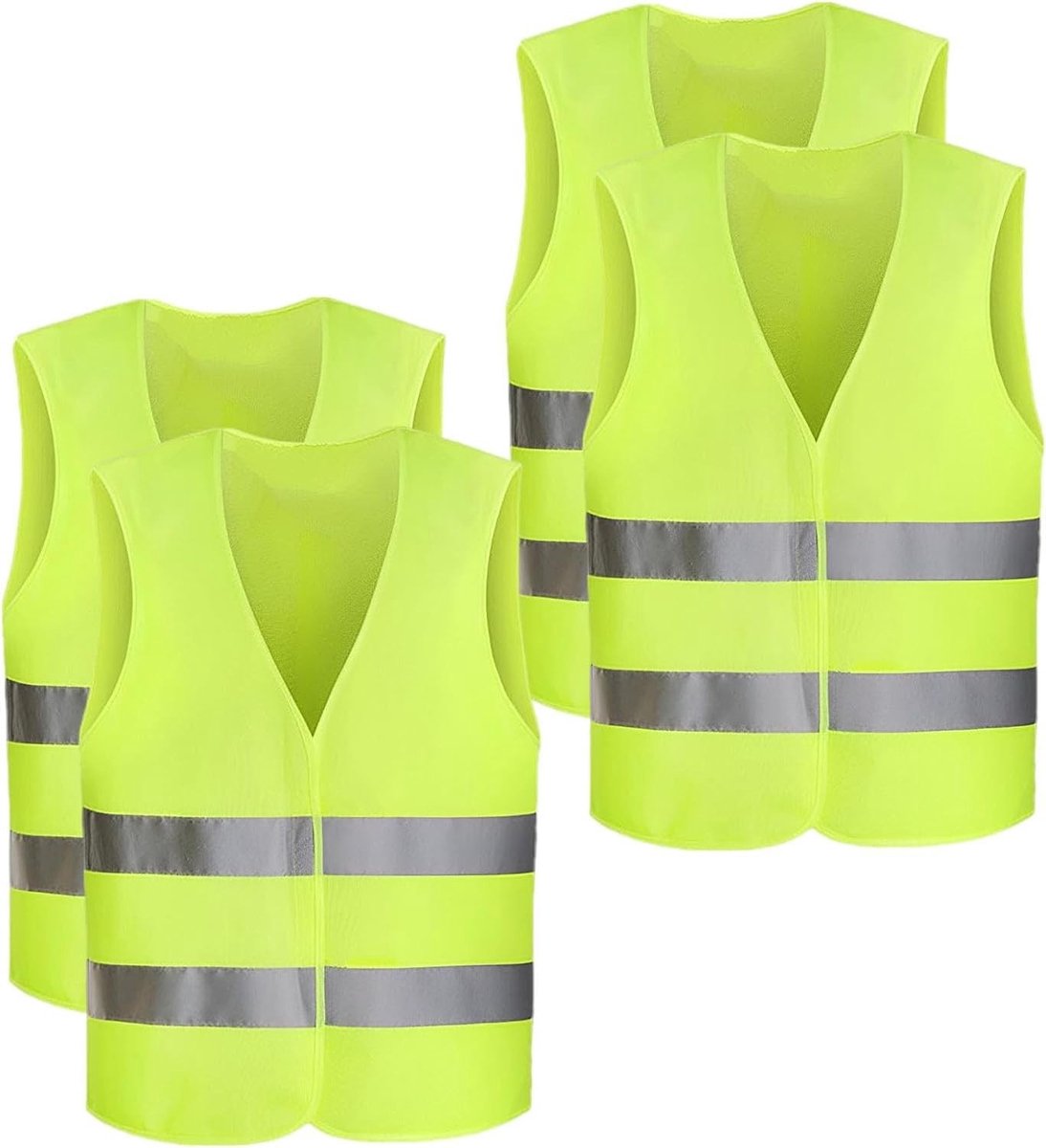 Dailygoods- Veiligheidsvest Reflecterend - 360° Veiligheidsvestje - Wasbaar - Polyester - Universele Maat - Afmetingen 68x55 cm - Reflecterend Vest