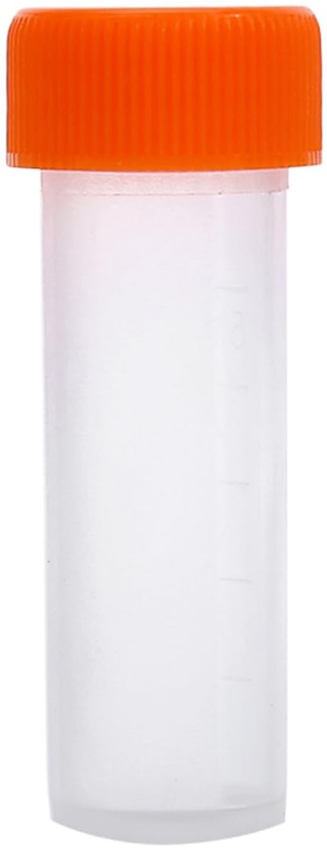 Dailygoods- Reageerbuisjes 10 stuks - Plastic - 5 ml - Doppen - Voor laboratorium - Geschikt voor diepvries - Eenvoudig te openen - Laboratoriumbuizen