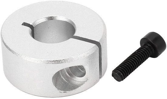 Allecto - Gedeelde stelringen - 12 mm - Aluminiumlegering - Diepteaanslagringen - Klemring voor steekwagens - Geschikt voor bolderkar van Merkloos — afbeelding 4
