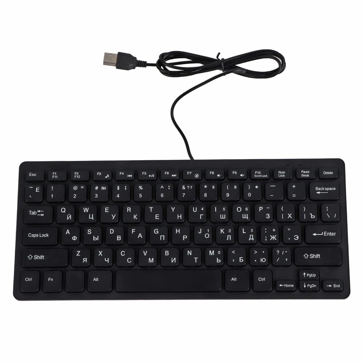 Allecto - Ultradun Mini-Toetsenbord - Kabeltoetsenbord - Compact en
