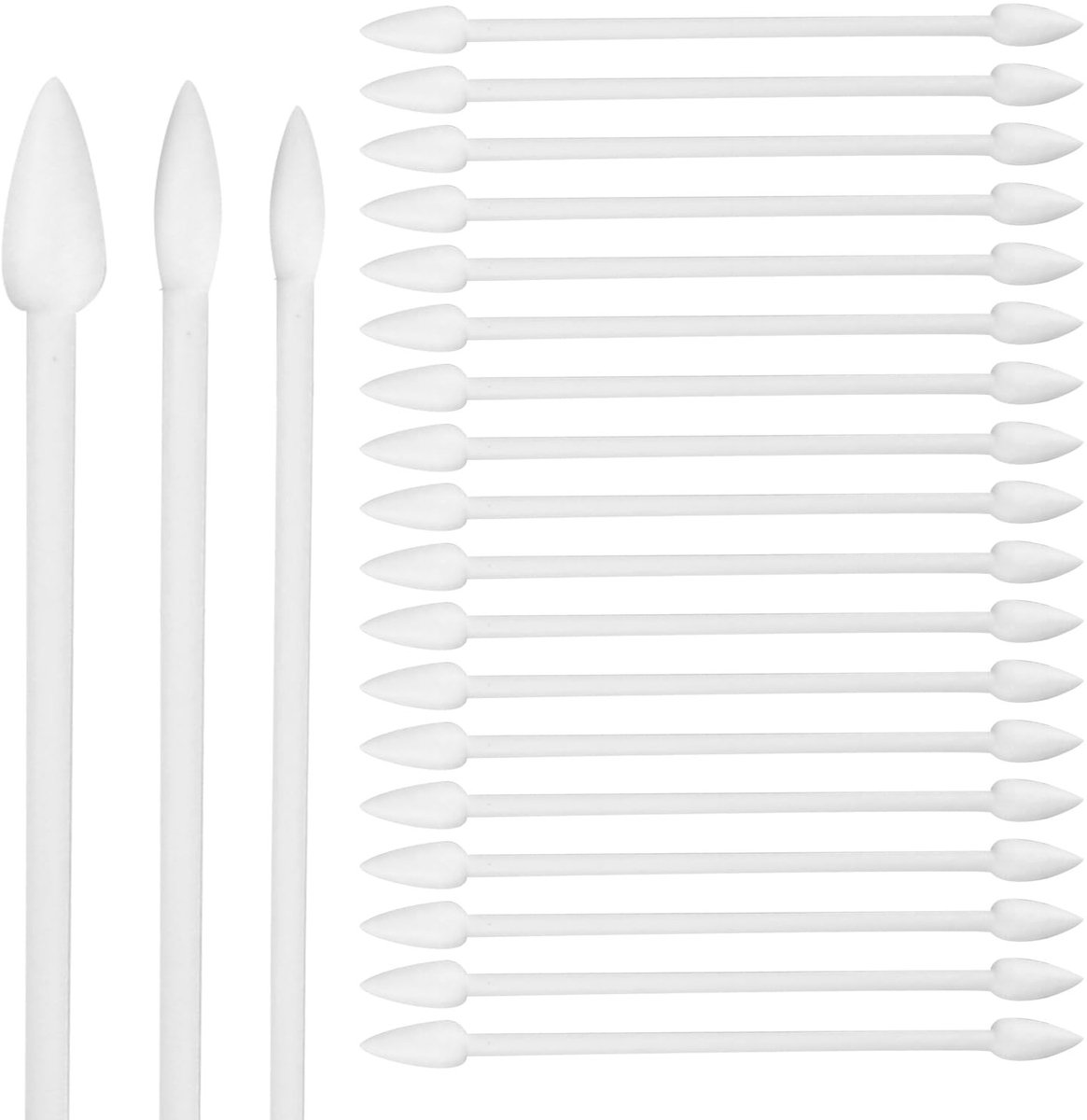 Allecto Plus - 150 stuks dubbele getipte precisie reinigingswattenstaafjes voor elektronica - Multifunctionele precisietips - Taps toelopende punt - Reiniging wattenstaafjes
