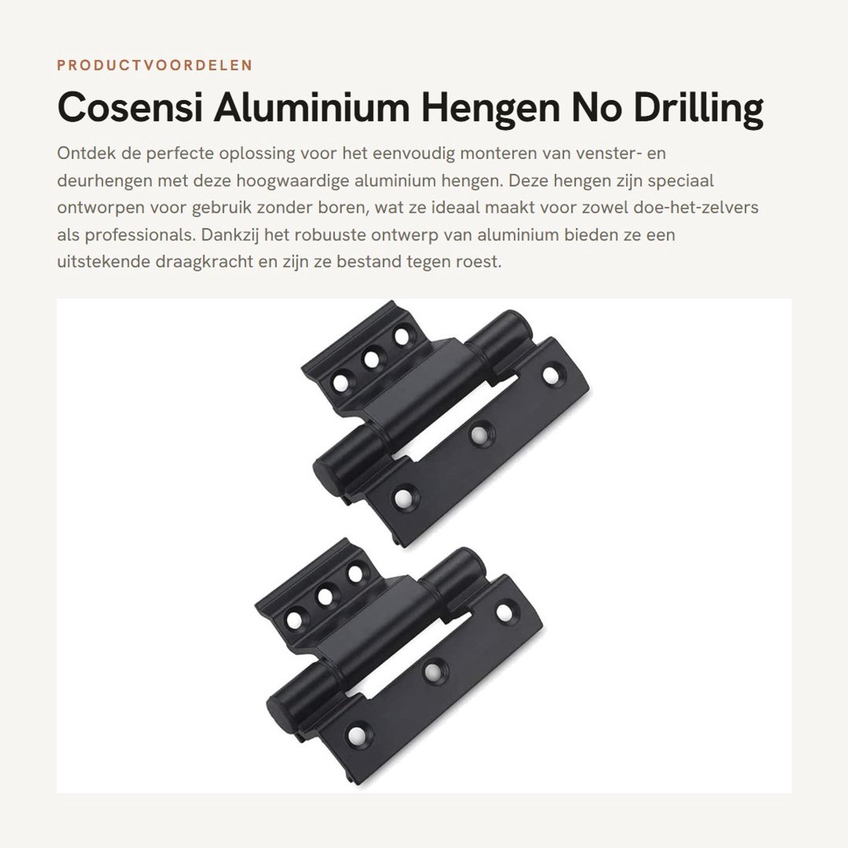Dailygoods- Raamscharnier Aluminium - 2 Stuks - Scharnier Reparatie Plaat - Scharniermal - Scharnier Boormal - Eenvoudige Installatie