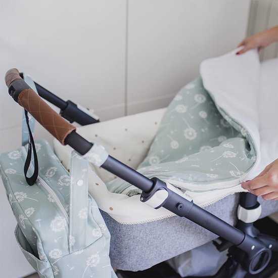 Warme voetenzak en deken 2-in-1 voor babyzitje en kinderbed van Merkloos — afbeelding 3