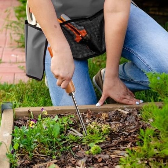 Allecto - Onkruidsteker - Professioneel onkruidverwijderingsgereedschap - Houten handvat - Multifunctioneel tuingereedschap - Wortelverwijderaar - .. van Merkloos	 — afbeelding 3