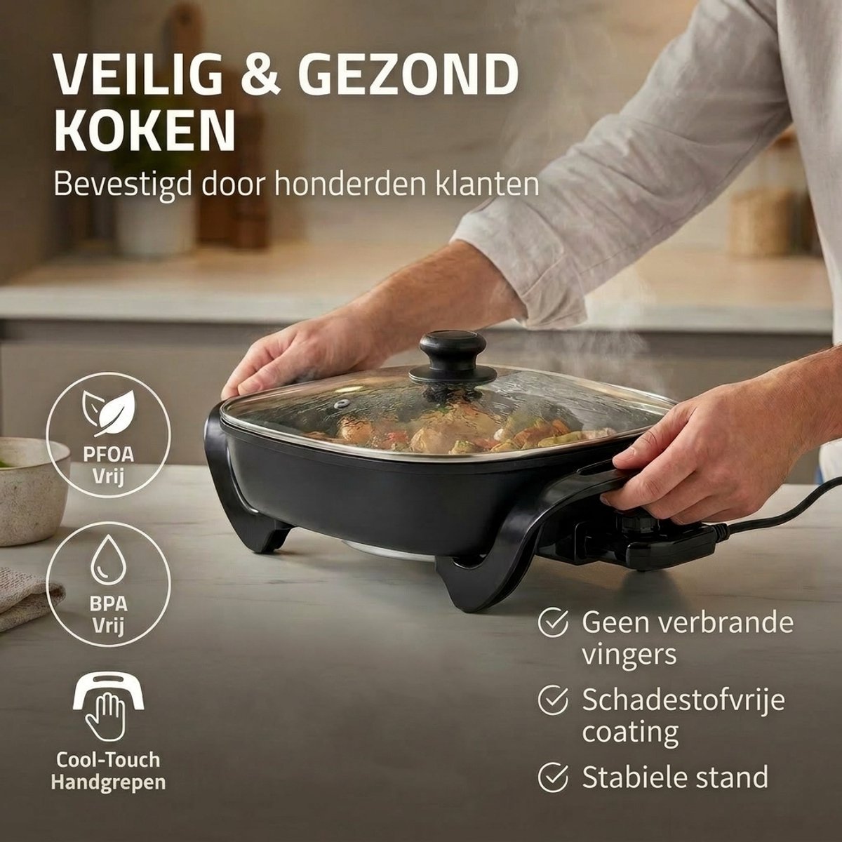 Nedis Nedis Elektrische Hapjespan - afbeelding 3