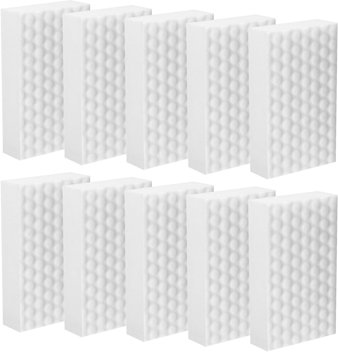 Dirtverwijderende Sponsjes voor Huishoudelijk Gebruik - 10 Stuks Schoonmaak Spons voor Muur, Vloer en Schoenen, Effectieve Reiniging en Vlekverwijdering