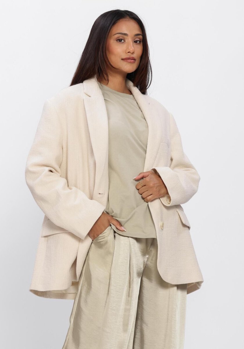 EDITED Arwen Blazer Blazers Dames - Ecru - Maat 36